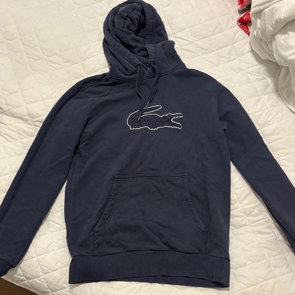 Lacoste navy hoodie size small - Picture 3 of 3